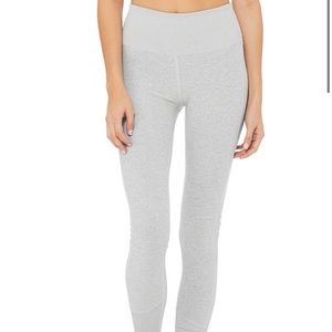 alo yoga Alosoft grey leggings